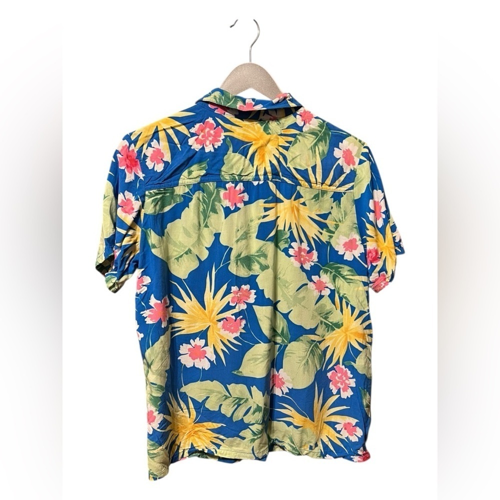 Nikki Hawaiian Button-Up Top – Size 10 - Picture 3 of 5